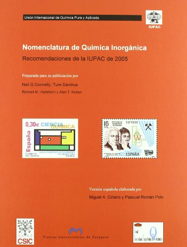 Nomenclatura de Química Inorgánica. Recomendaciones de la IUPAC de 2005. (Fuera de...