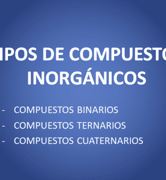 tipos decompuestos inorgánicos