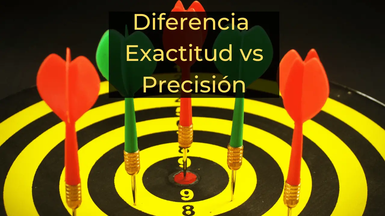 ¿Qué diferencia hay entre exactitud y precisión?