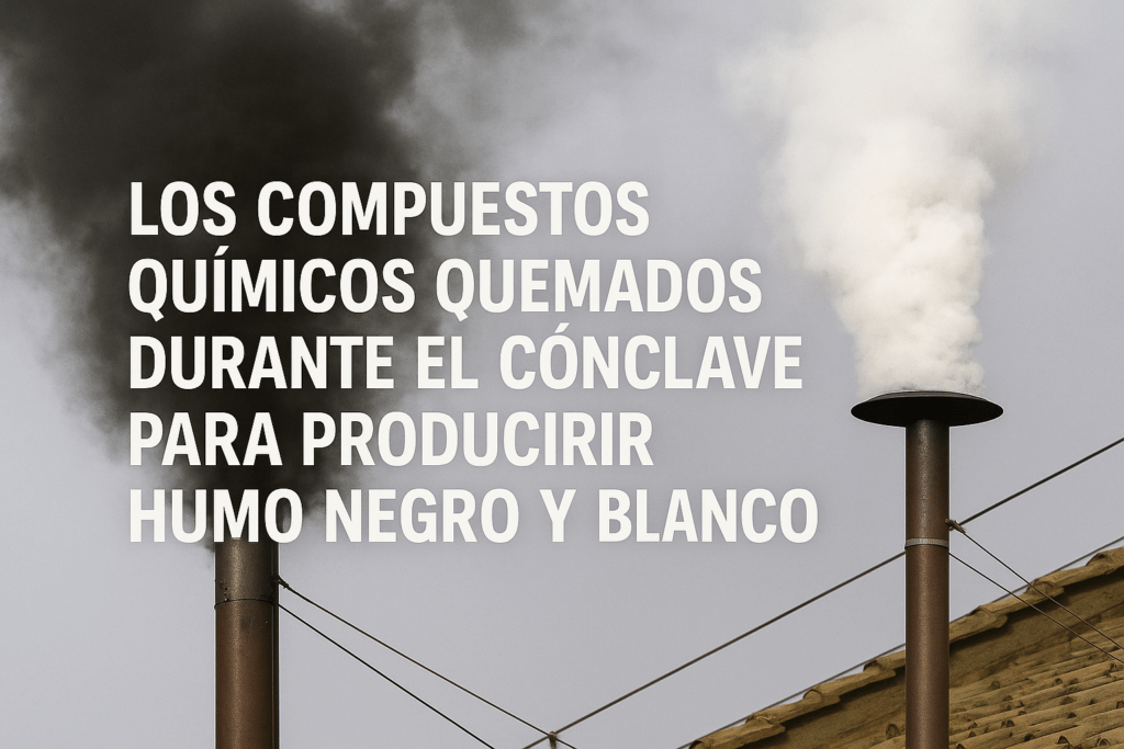 compuestos fumata blanca y negra