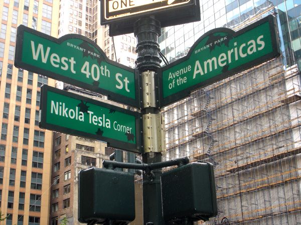 esquina de nikola tesla